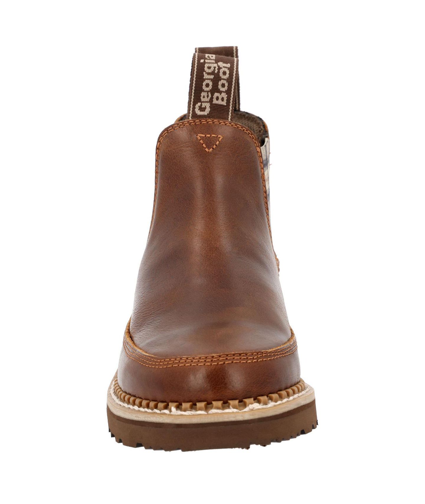 Женские ботинки GEORGIA BOOT Plaid Chelsea Romeo, цвет: Коричневый — фото 3