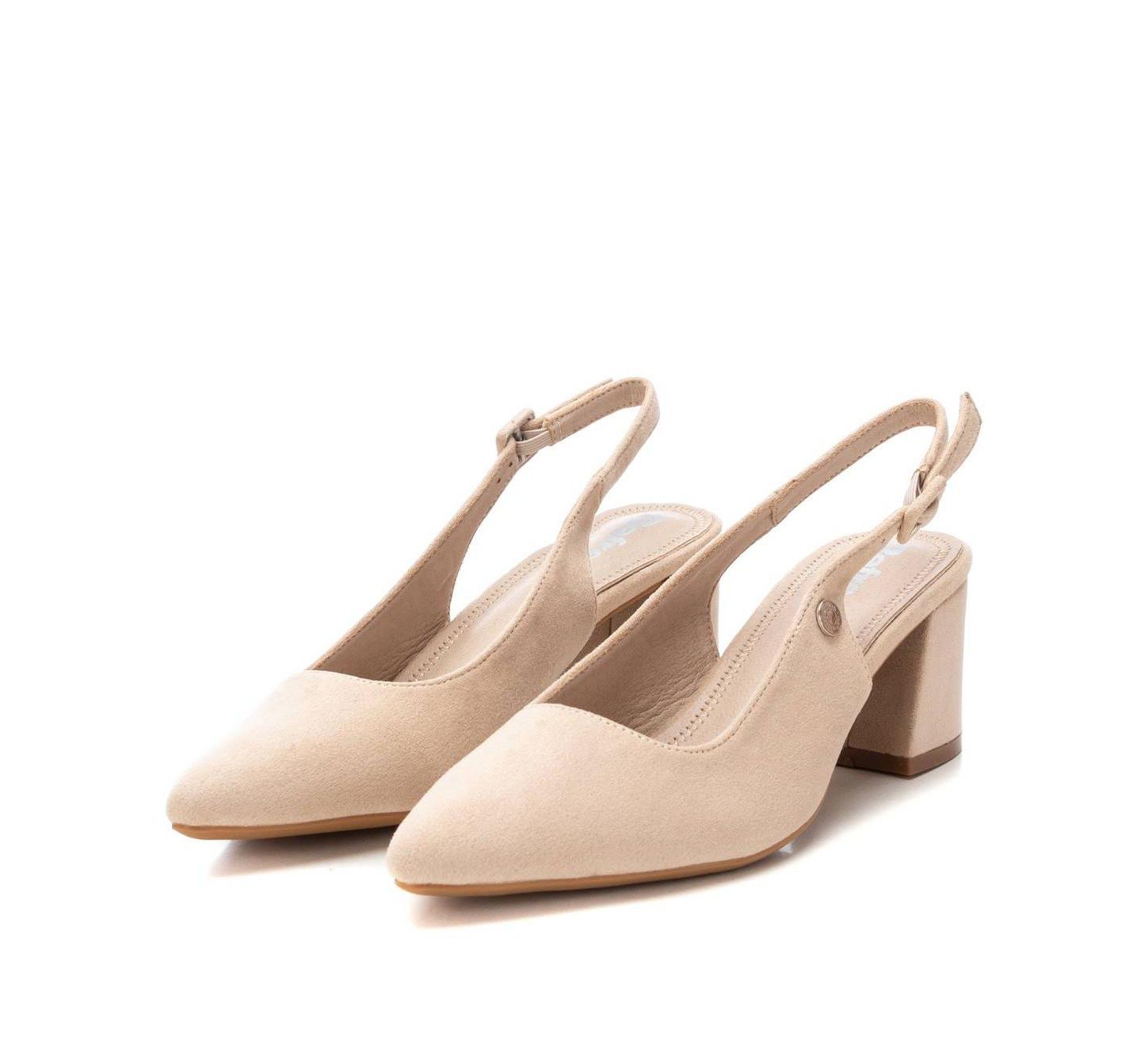 Женские туфли XTI Slingback Pointy Toe Pumps Refresh, цвет: Бежевый — фото 4