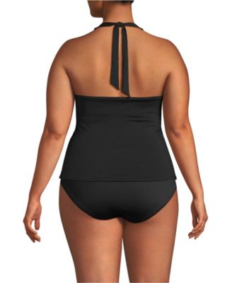 Women's Twist Halter Tankini Top