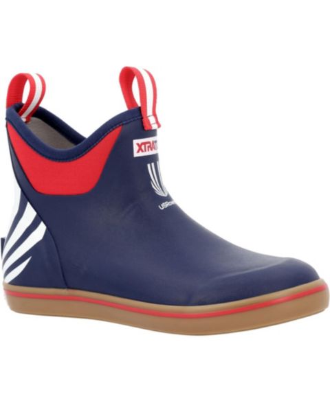 Женские ботинки XTRATUF Ankle Deck Boot USRowing Edition, цвет: Тёмно-синий