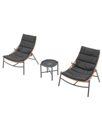 Sunset Modern Upholstered Patio Conversation Set