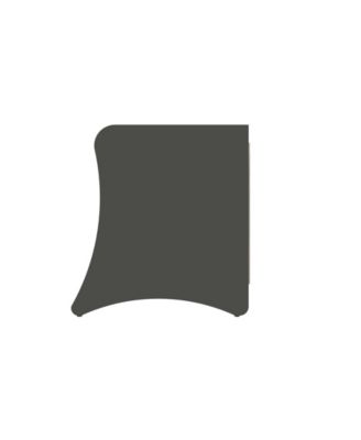 Coney 19.68" Mid-Century Modern 2-Drawer Nightstand