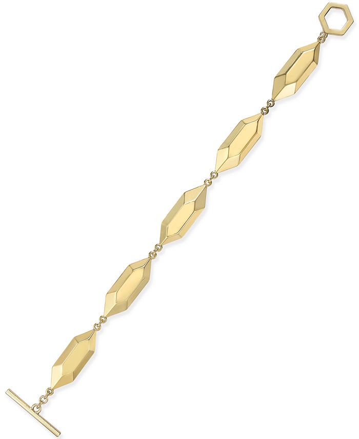 Lauren Ralph Lauren GoldTone Hexagon Link Bracelet Macy's