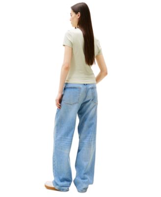 Women's Slim-Fit Essential Logo Graphic T-Shirt