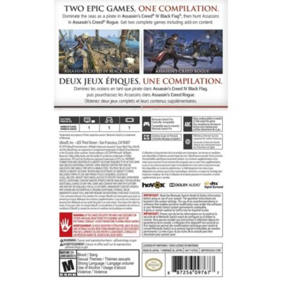 Assassin's Creed: The Rebel Collection code-in-box for Nintendo Switch