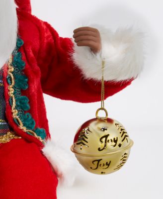 Heritage African American Sitting Santa Decor, Macy's Exclusive