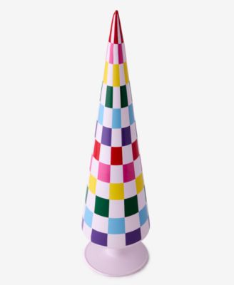Whimsy Medium Rainbow Check Tree, Macy's Exclusive 