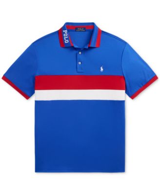 Men's Classic-Fit Striped Soft Cotton Polo