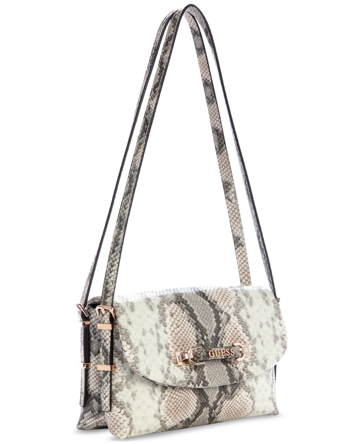 GUESS LEFIA FLAP SHOULDER BAG 