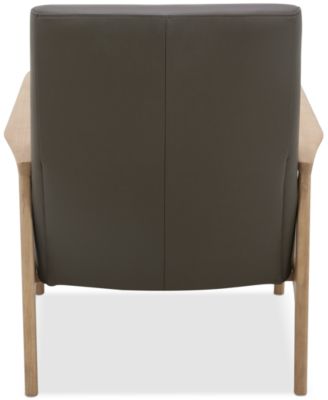 Nierling Leather Accent Chair, Exclusively at Macy's