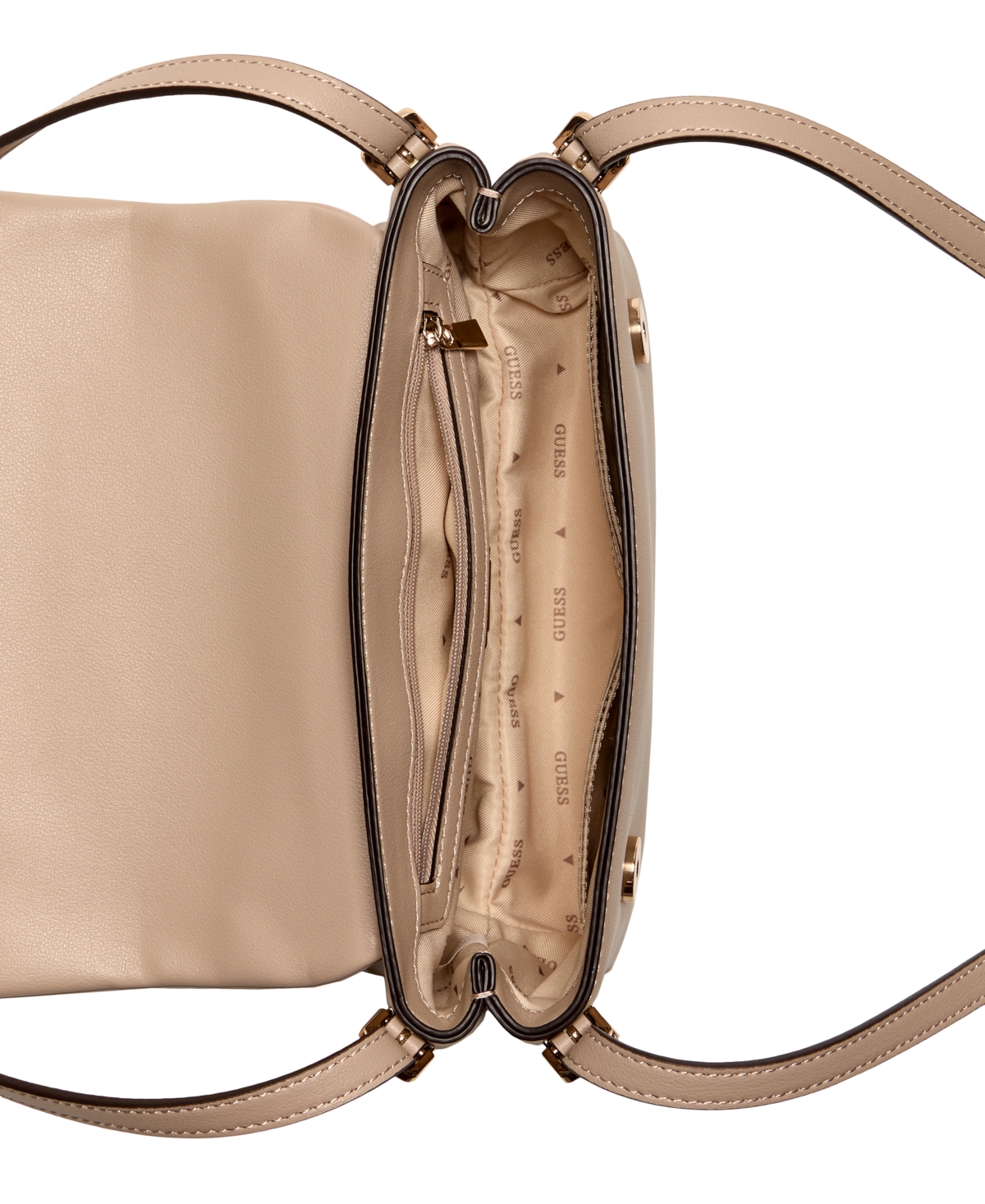 GUESS LEFIA FLAP SHOULDER BAG 