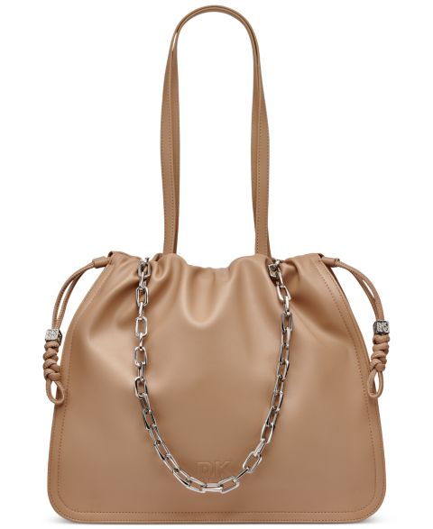 Женская сумка DKNY Halle Drawstring Tote, цвет: Капучино