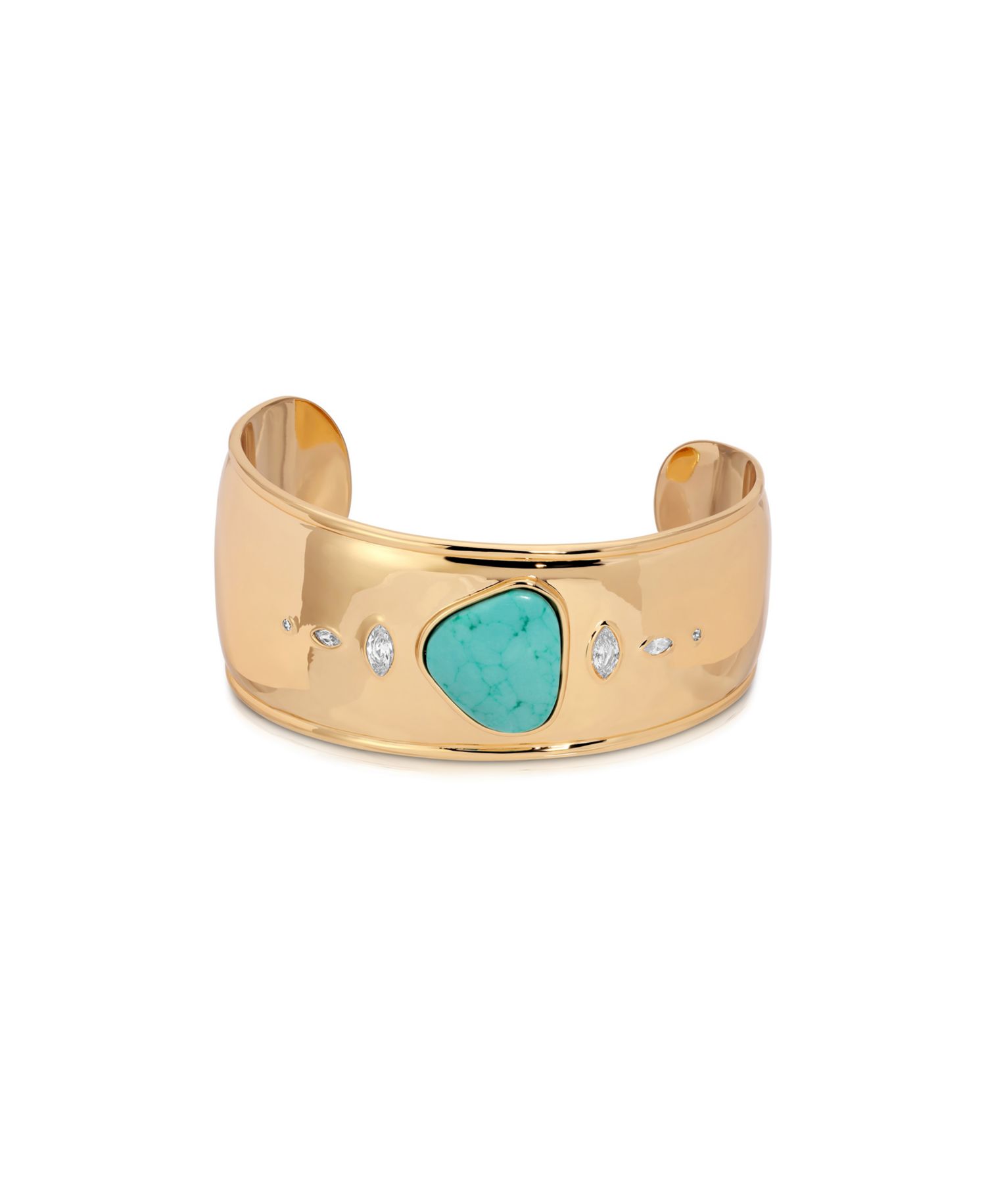 Turquoise Solstice Thick Cuff Bracelet