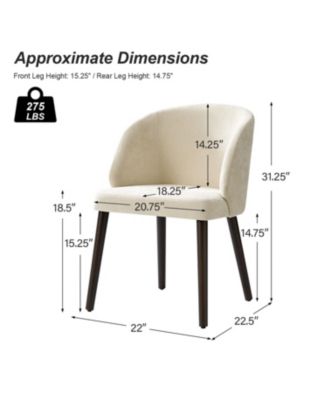 Anndi Modern Dining Chairr,Set of 2