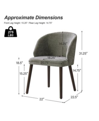 Anndi Modern Dining Chairr,Set of 2