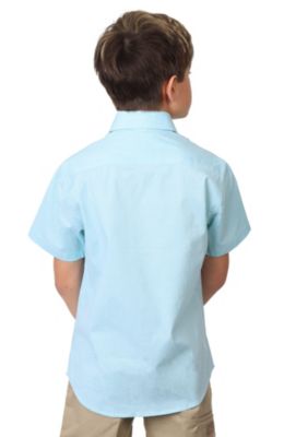 Big Boys Gingham Short Sleeve Shirt