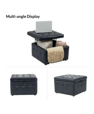 Blanca 87" wide Genuine Leather Sofa with Button Tufted Stitched Pattern