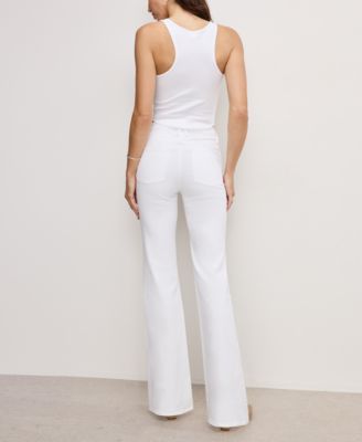 Women's Good Legs High Rise Flare Jeans, Regular & Plus Size