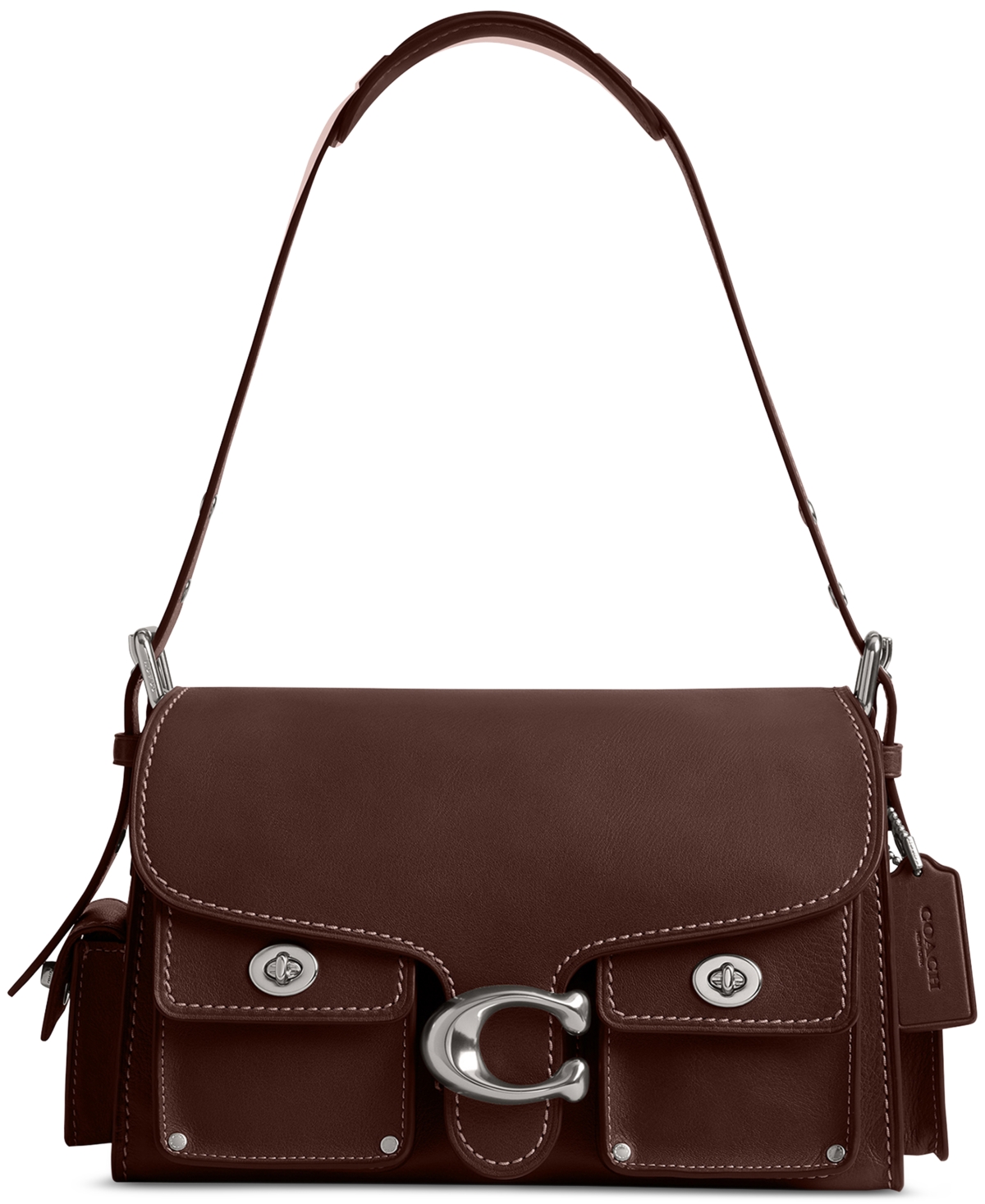 Coach Tabby Turnlock Medium Soft Leather Shoulder Bag