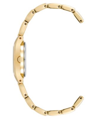 Women's Quartz Petite Easy to Read Gold-Tone Metall Alloy Watch, 24mm