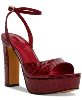 Steve Madden - Women's Assured Ankle-Strap Platform Dress Sandals