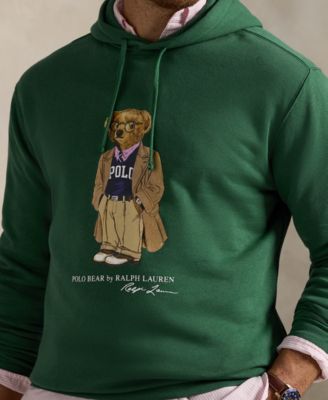 Men's Big & Tall Polo Bear Fleece Hoodie