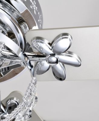 52" Santana 3-Light Indoor Ceiling Fan Chandelier