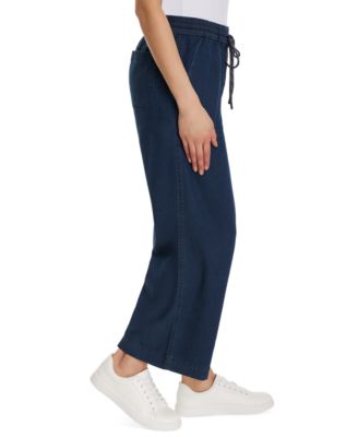 Women's High-Rise Soft-Drape Wide-Leg Pants 