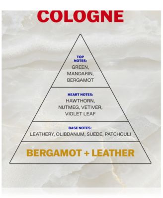 Men's Bergamot + Leather Cologne, 100 ml