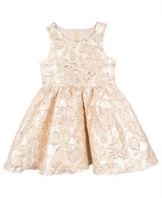 Rare Editions Toddler and Little Girls Brocade Party Dress - Macy's