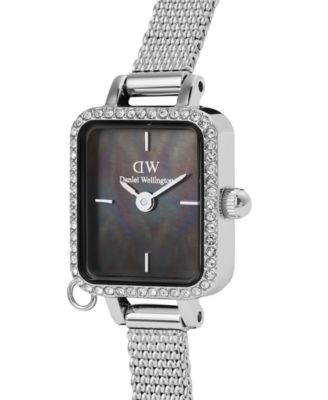 Women's Analog Silver Tone Stainless-Steel Watch, 15mm