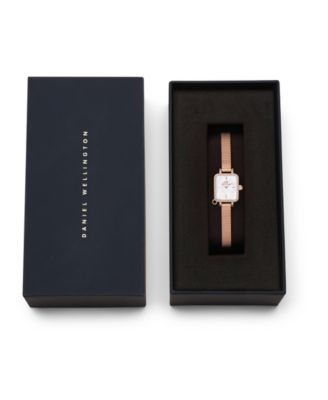 Women's Analog Rose Gold Tone Stainless-Steel Watch, 15mm