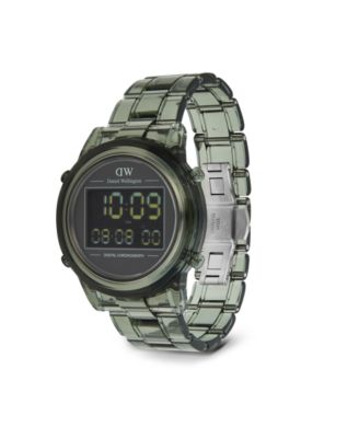 Men's Chronograph Green Plastic Watch, 42mm