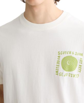 Men's Relaxed Fit Short Sleeve Crewneck Logo Graphic T-Shirt