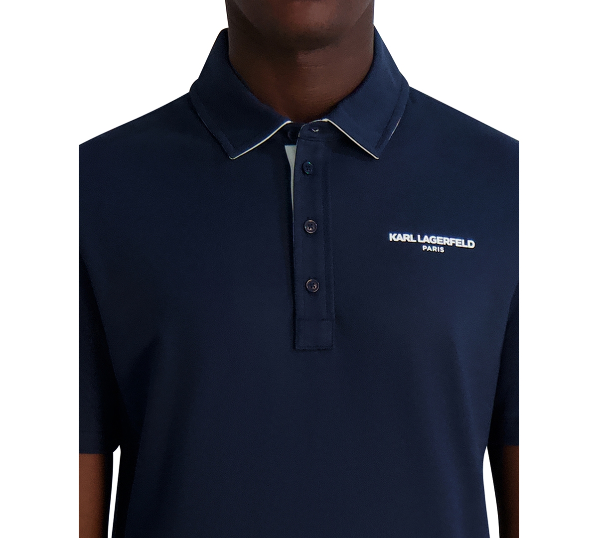 Karl Lagerfeld Men's Logo Polo Shirt