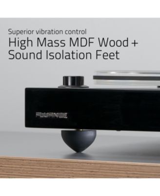 RT85N High Fidelity Turntable – Vinyl Record Player with MP-110 Cartridge, Acrylic Platter & Vibration Isolation Features