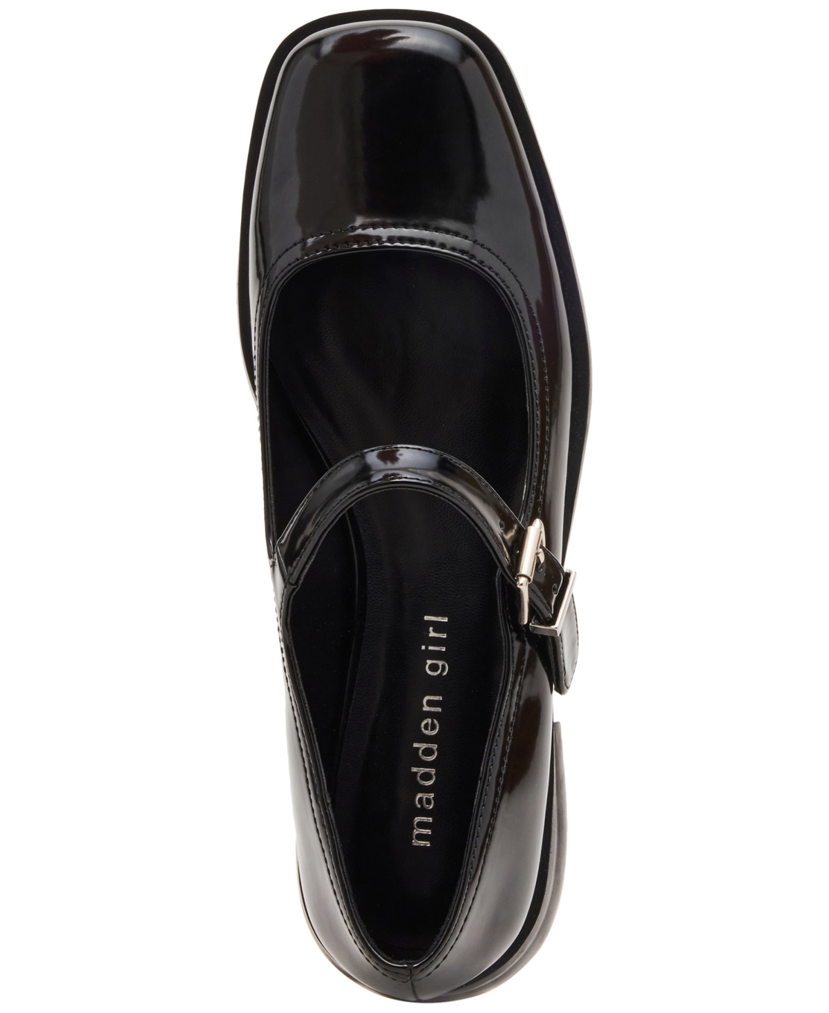 Madden Girl Dominic Mary-jane Tailored Flats In Black