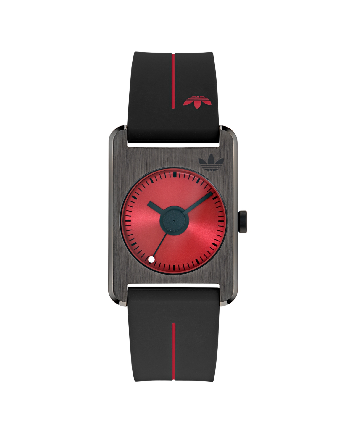 Adidas Originals Unisex Analog Black Silicone Watch, 32mm