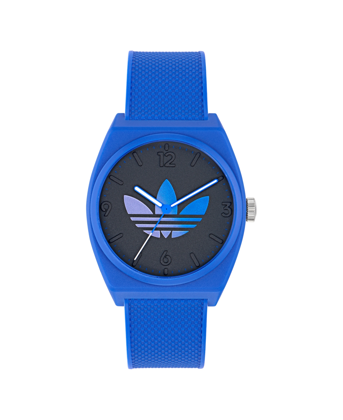 Adidas Originals Unisex Analog Blue Resin Watch, 38mm