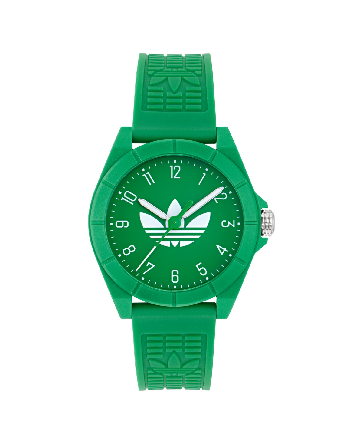 Adidas Originals Unisex Analog Green Resin Watch, 41mm