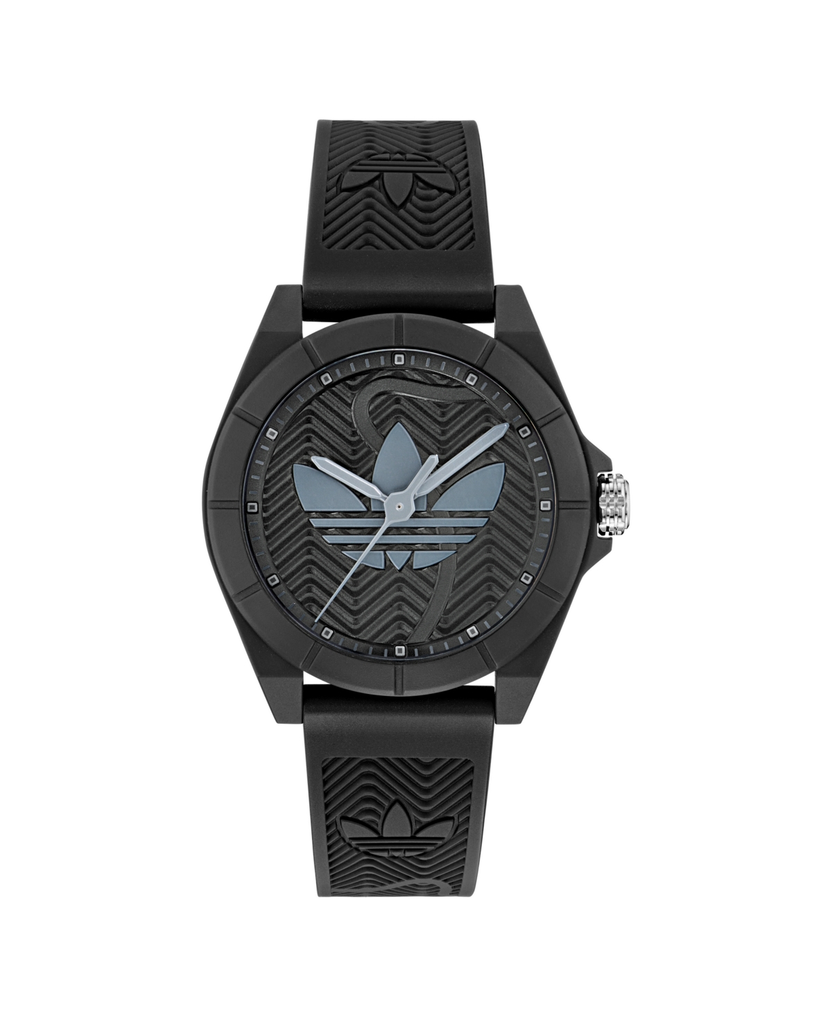 Adidas Originals Unisex Analog Black Resin Watch, 41mm