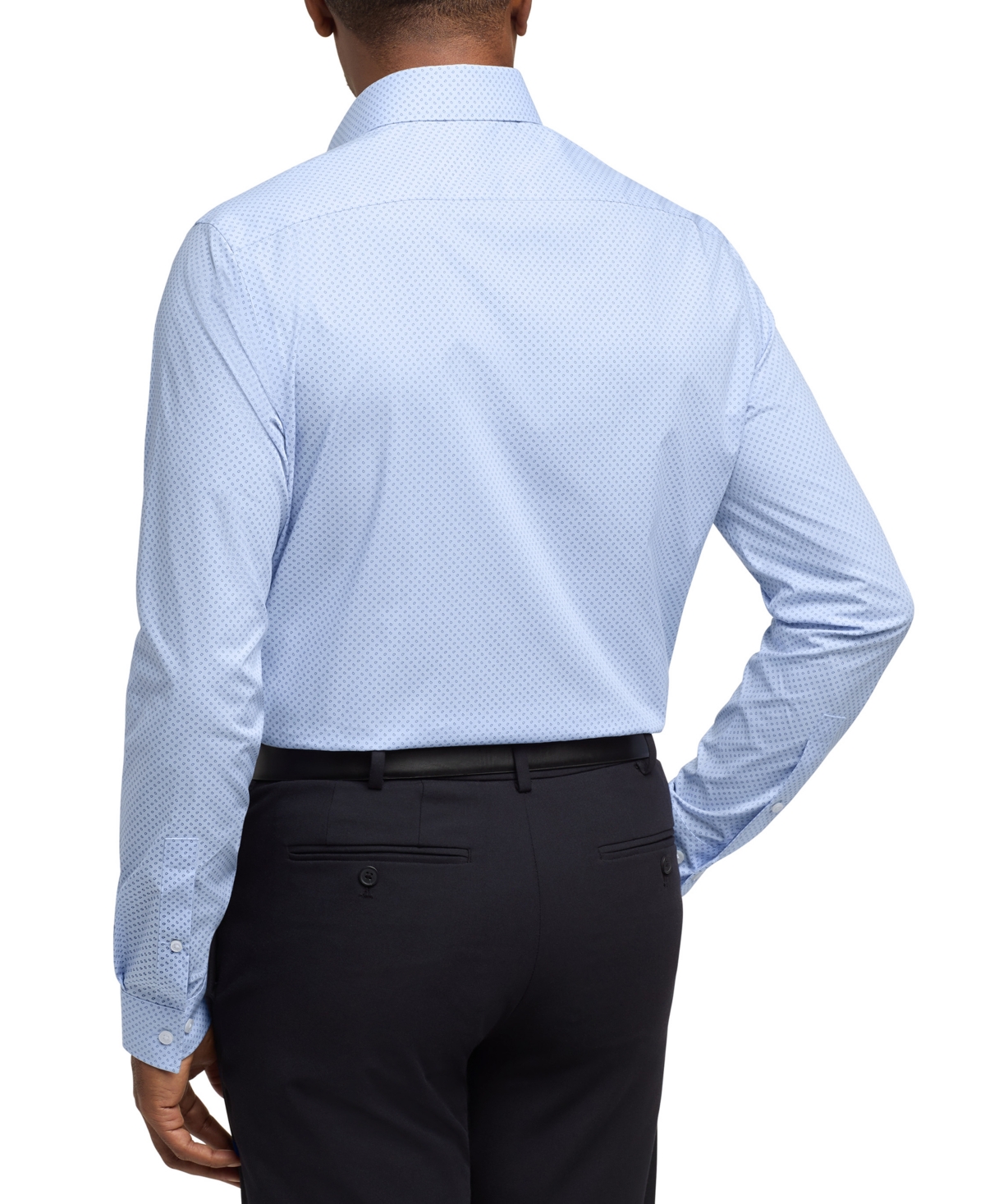 Michael Kors Men's Regular Fit Airsoft Non-iron Performance Dress Shirt