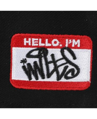 Men's Spider-Man Into The Spider-Verse Miles Morales Logo Adult Black Snapback Cap