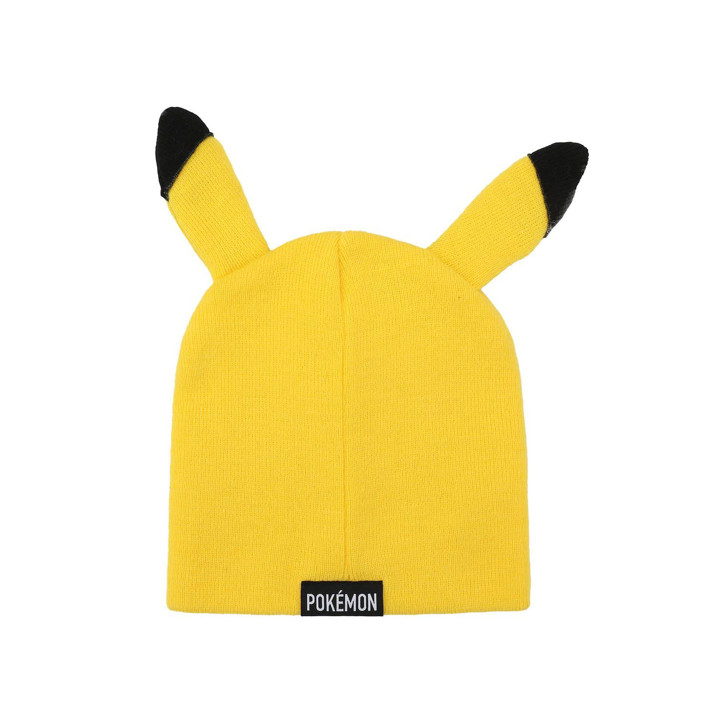 Мужская шапка Pokemon Pikachu Face Yellow Cuffless, цвет: Pok Pikachu Big Face — фото 4