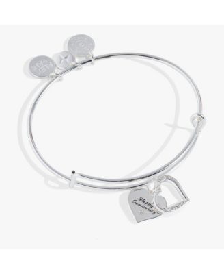 Duo Heart Anniversary Bangle Bracelet