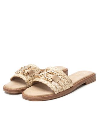 Women's Raffia Slide Sandals By XTI