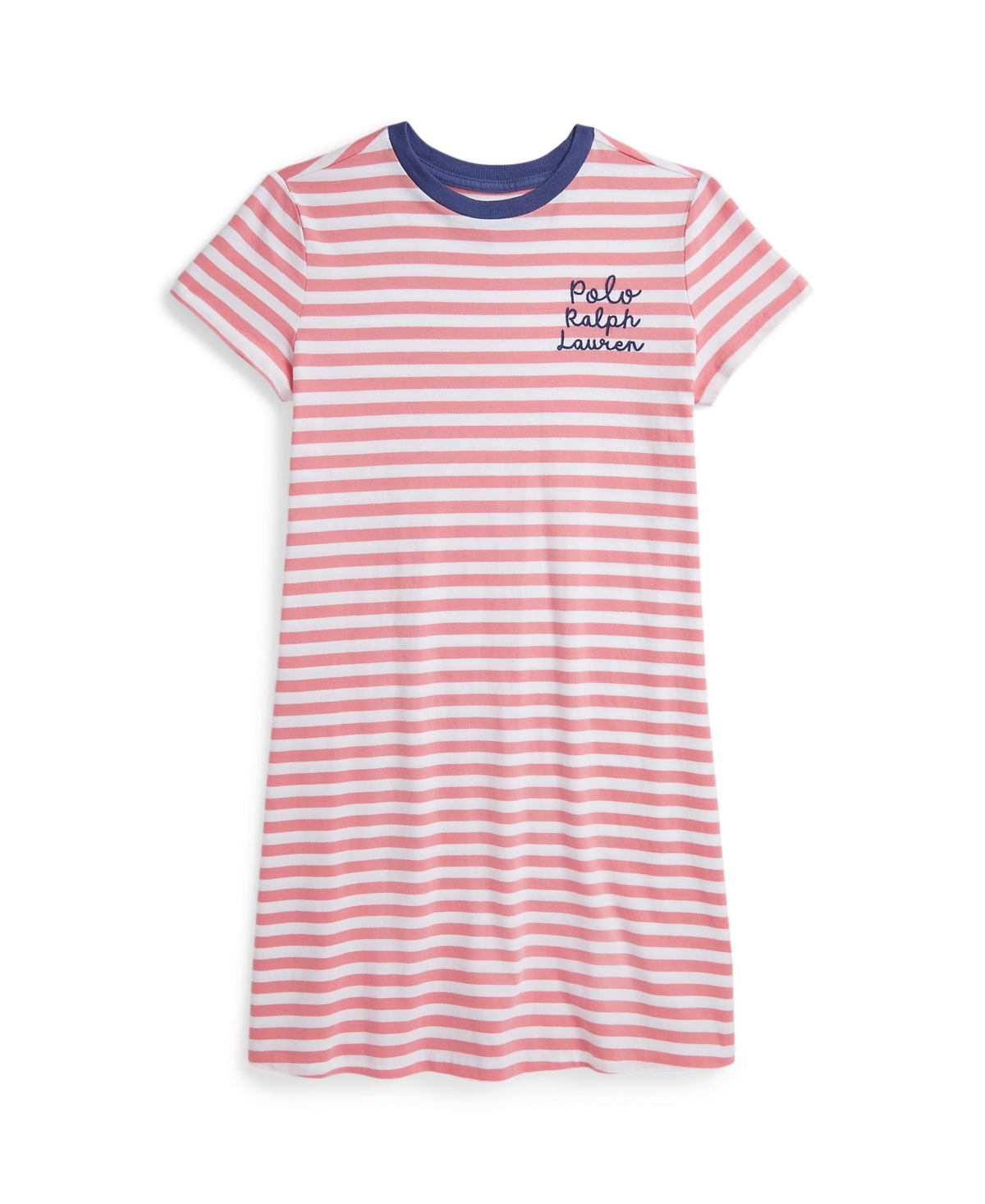 Polo Ralph Lauren Ralph Lauren Striped Logo Cotton Jersey Dress