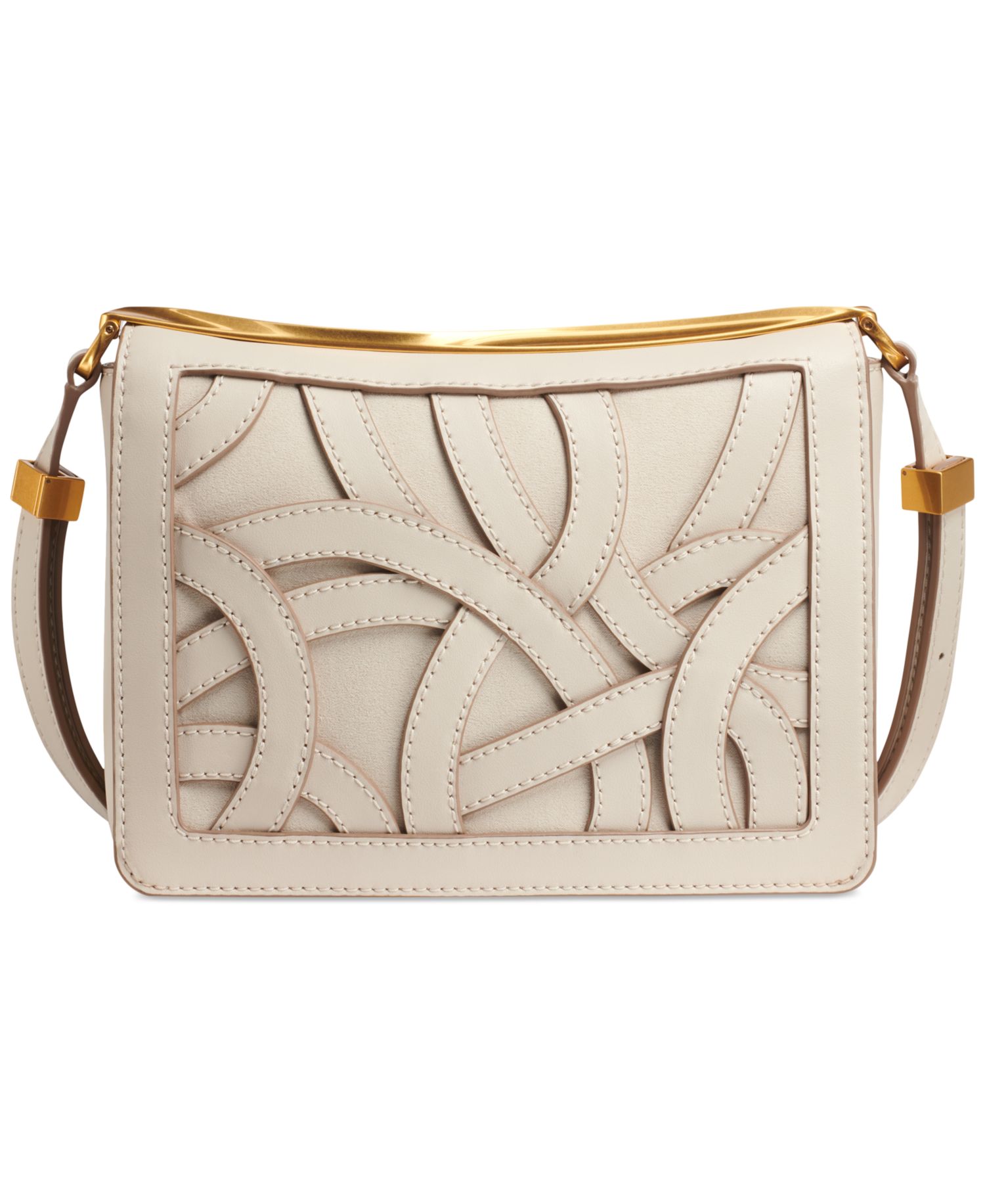 Jericho Woven Leather Floral Small Shoulder Bag