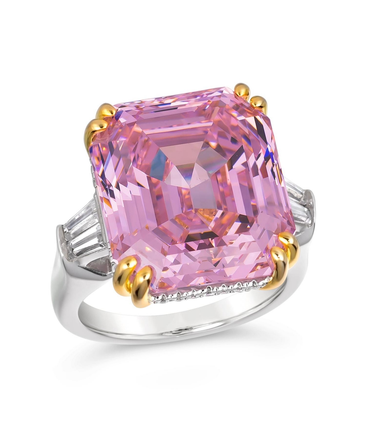 Cali 10 Carat Argyle Pink Crystalline Ring - Argyle pink crystalline