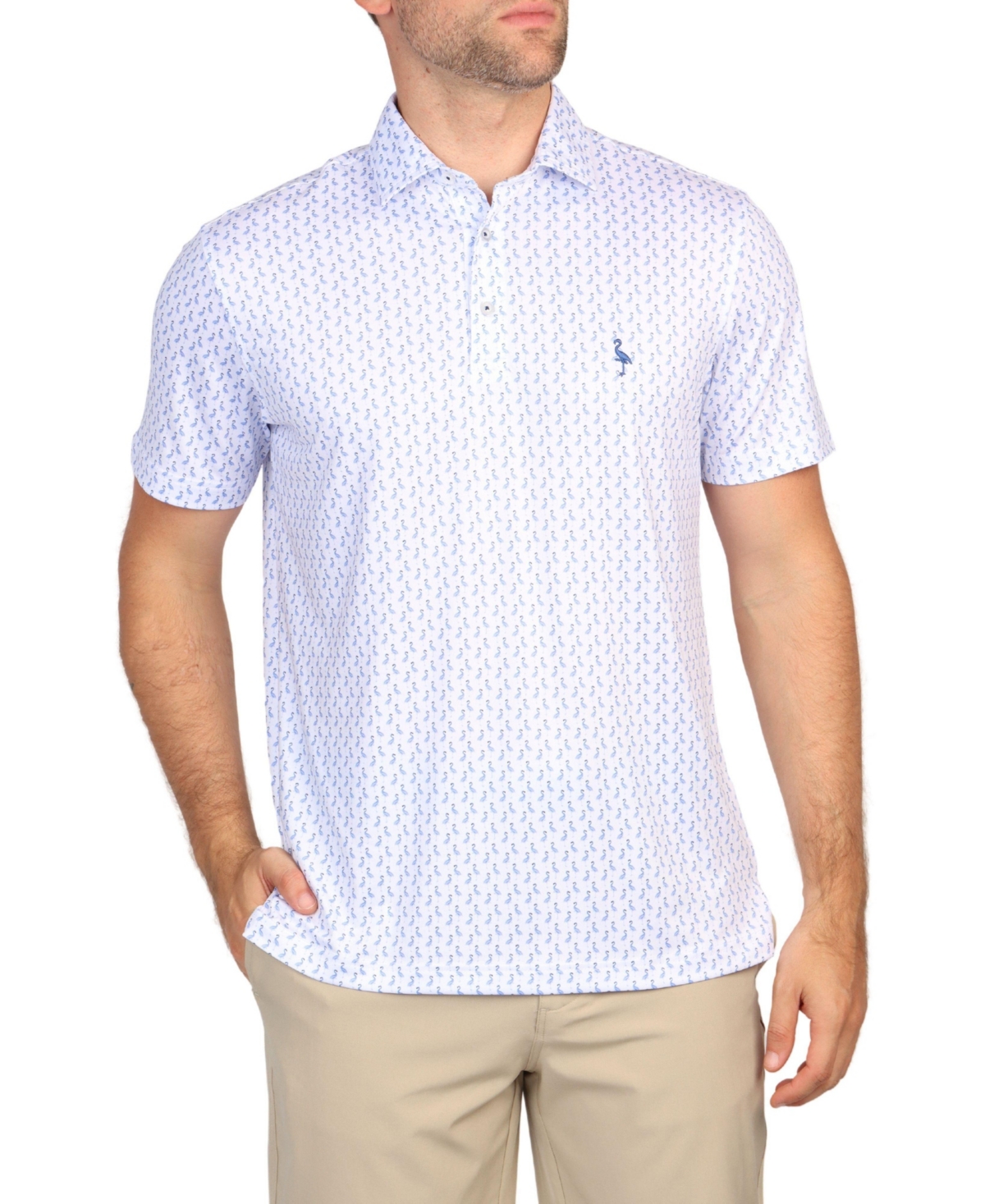 Men's Byrds Performance Polo - Peri blue